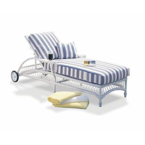 تخت متحرک سفید آبی